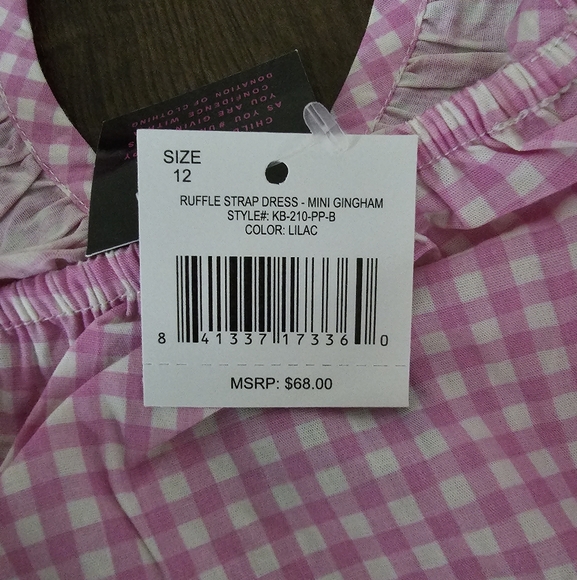 Kids Club For Kid Box Ruffle Strap Dress - Picture 2 of 4